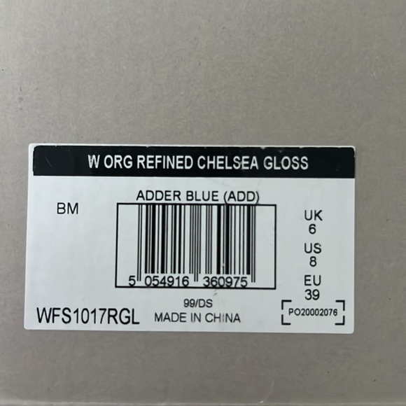 HUNTER - Women’s Chelsea Gloss Boot in Adder Blue US 8 - Picture 5 of 5